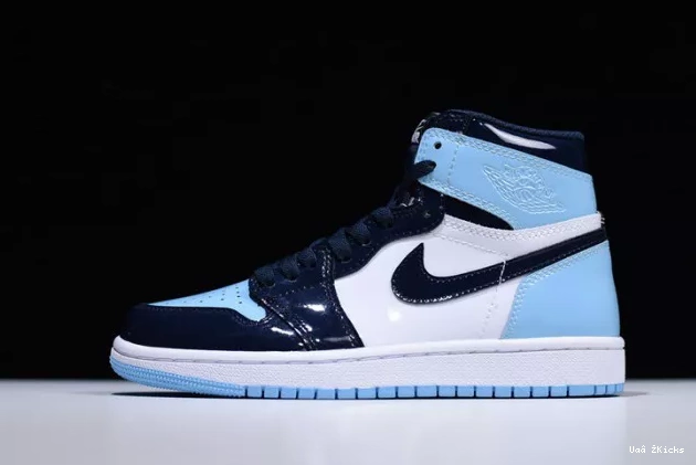 UNC   Leather Patent Air Chill 5415 Jordan Trendsetting CD0461- 1 Blue 336 0630